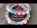 How To Make A Rubber Band Beaded Bracelet How To Make A Rubber Band Beaded Bracelet