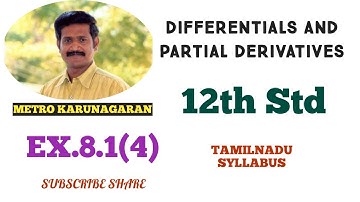 12th Std Maths Ex.8.1(4) The radius of a circular plate is measured as 12.65 cm instead of actual le
