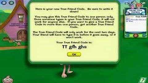 Toontown Secret Friend Codes