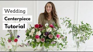 The Social Rose, Design Series  Episode 4 Low Wedding Centerpiece #floraldesign #howto #weddings