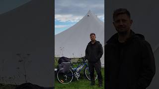 Велотрип. ночуем в юрте.Bike trip. We spend the night in a yurt. #travel    #bike  #estonia