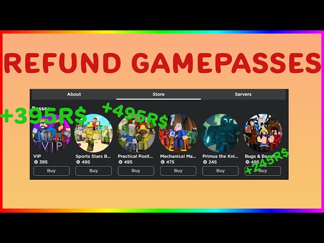 How To Refund A Gamepass On Roblox Mobile