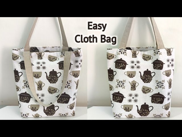 Easy Tote Bag Pattern w/ Video Tutorial - Creative Fashion Blog