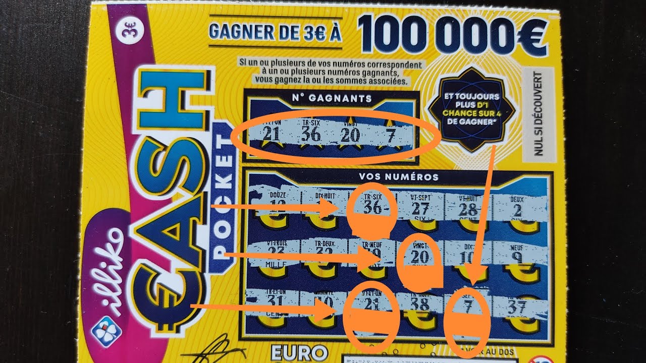 Nouveaux Tickets Fdj - CASH Pocket et CASH limitée - Beau Gain !!!