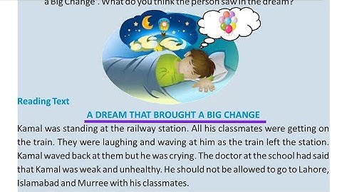 English Class 6: Unit 2 || A Dream that brought a big change || Sindh textbook board,
