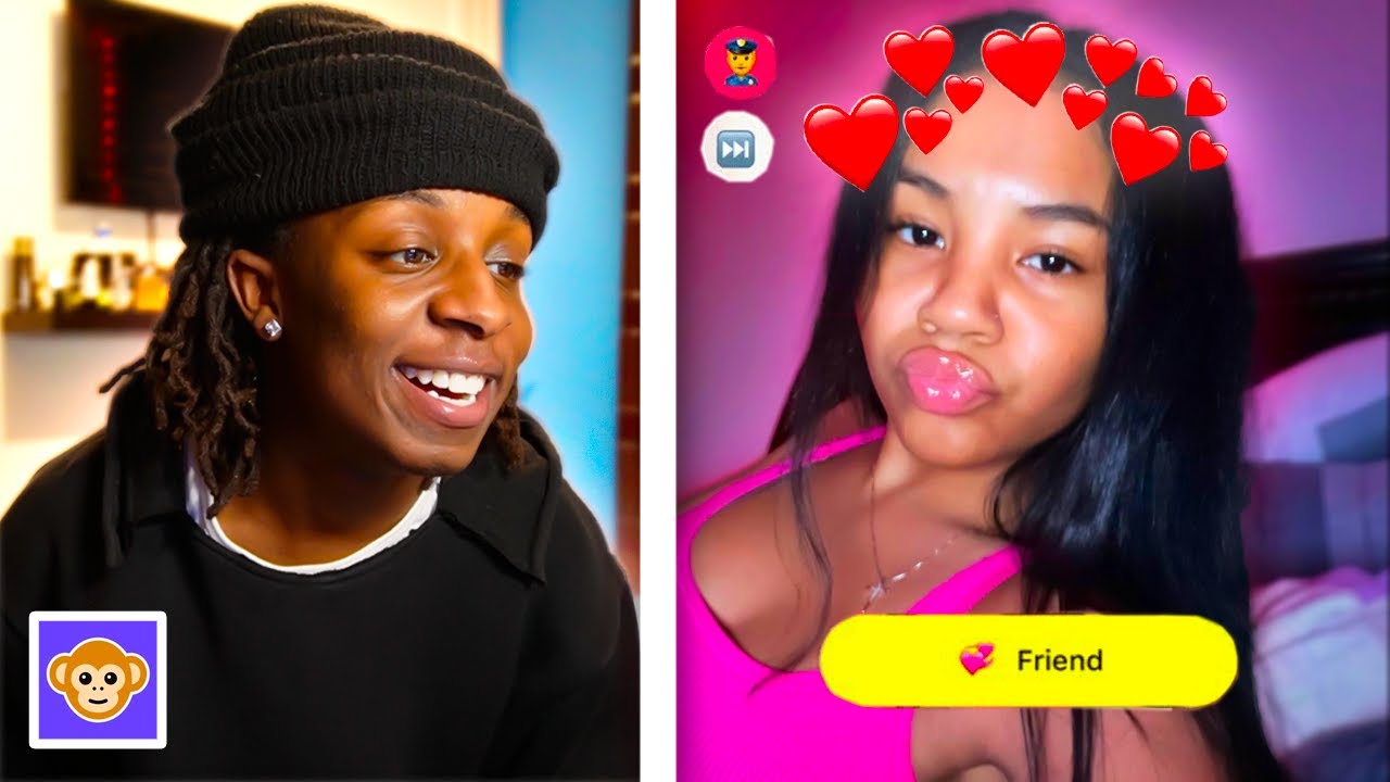 KRM 45 DRAGUE FACILEMENT CES AMERICAINES 😎😈 (MONKEY APP)