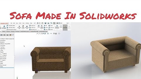 Sofa Made In Solidworks