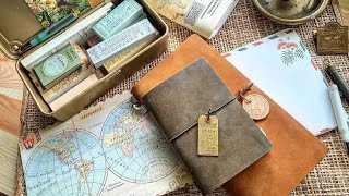 Midori Traveler's Notebook PASSPORT size SIMPLE SET UP