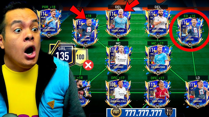 THE FLASH!⚡️🇨🇵 CHEGOU O MBAPPÉ 109 TOTY & JOGOU MUITO EM GAME