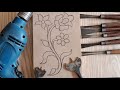 How to flower design and wood carving flowers tutorial idea amazing Flowers design