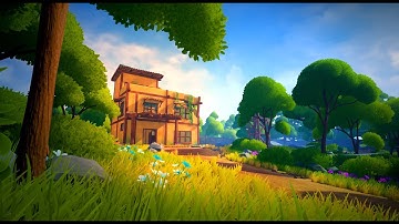 Stylized Abandoned Building in Unreal