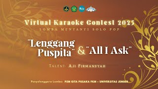 Download Lagu Lenggang Puspita \u0026 All I Ask | Aji Firmansyah | Lomba Menyanyi Solo Pop VKC 2025 MP3 Download Lagu Lenggang Puspita \u0026 All I Ask | Aji Firmansyah | Lomba Menyanyi Solo Pop VKC 2025 MP3