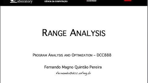 Range Analysis - Part 1