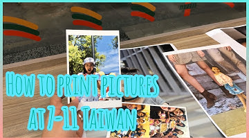 How to print pictures at 7-11 using Ibon machine (Taiwan)  | Easy Steps