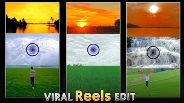 15 August Video Editing Tutorial  || Trending Independence Day Reels Video Editing in Vn App ||