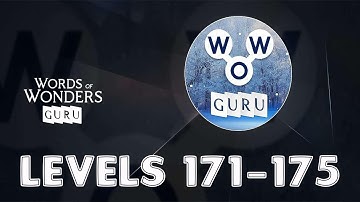 Words of Wonders: Guru Levels 171 - 175 Answers