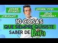 10 NUEVAS COSAS QUE SEGURO NO SABES DE RAFA POLINESIO - ¡Video especial por su cumpleaños!