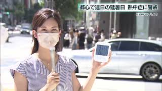東京都心の最高気温36.2℃　6月の観測史上最高