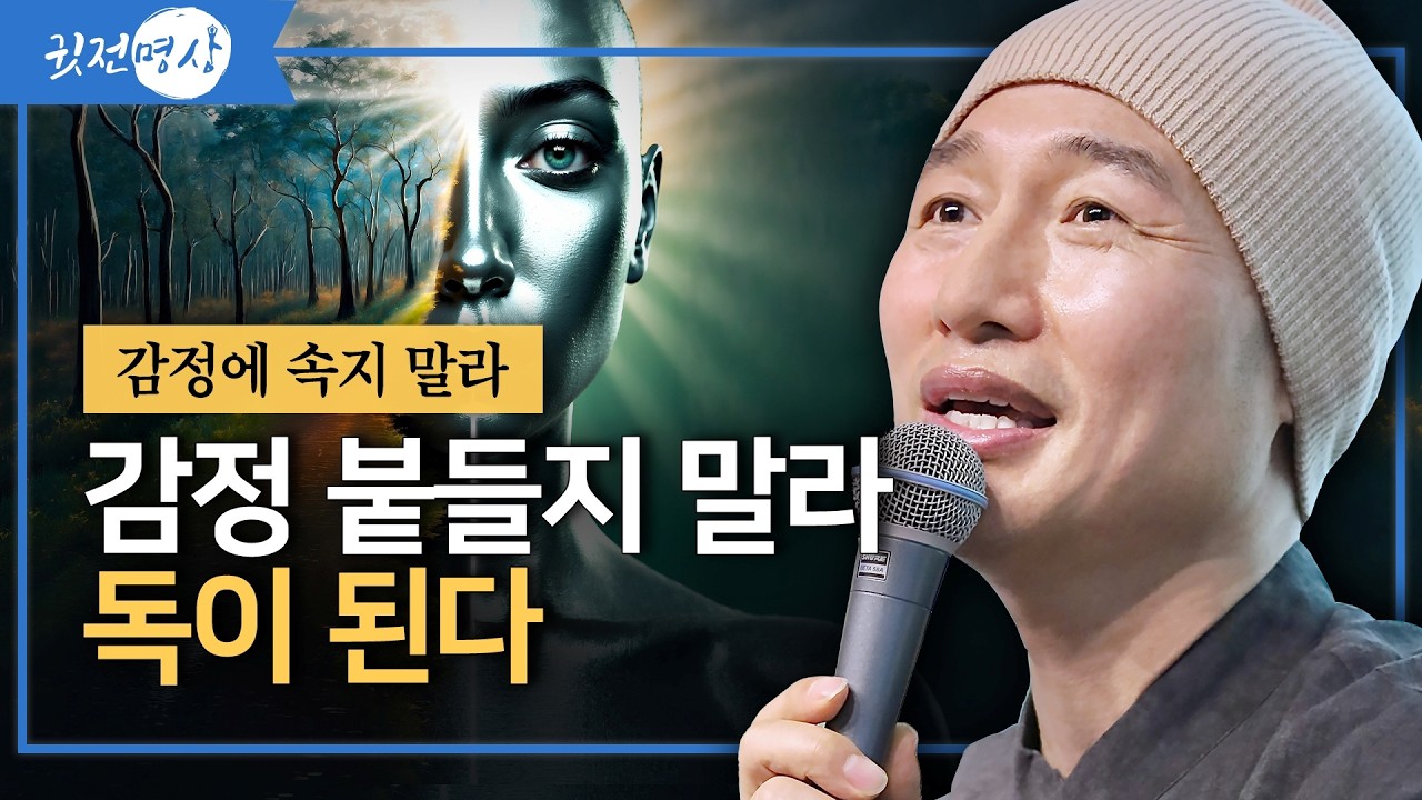 마음은 본래 걸림이 없다. 공포는 없다 / 감정에 속지 말라 / 감정 붙들지 말라, 독이 된다 #불안극복 #명상수행 #중년의지혜