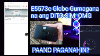 PAANO PAGANAHIN ANG DITO SIM sa GLOBE POCKET WIFI E5573c | HOW TO SET UP DITO SIM ON E5573C GLOBE