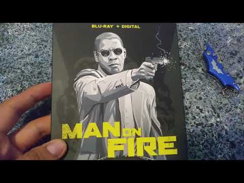 Man on Fire on blu ray fox icon comic con slipcover 2018 best buy Unboxing
