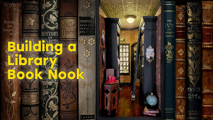 How to Make A DIY Book Nook or Bookshelf Insert! - Jennifer Maker