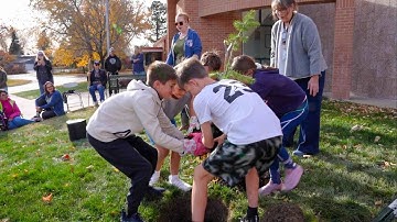 Planting a Moon Tree at Maple Grove
