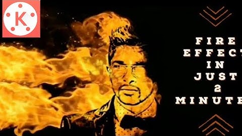 How to Create Fire Effect in KineMaster|| Video Editing|| Intro Videos||Whatsapp Status ||Allu Arjun