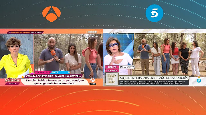 Ana Rosa (Telecinco) se mete con un Reportero del programa de Sonsoles Onega (Antena 3)