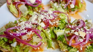 Tostadas de pollo riquísimas comida mexicana sabrosa! (Video editado) #tostadas by COCINA DE IGNACIO 3,038 views 3 months ago 8 minutes, 28 seconds