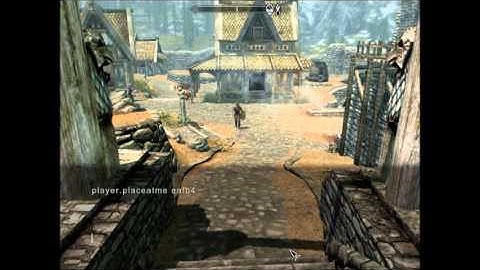 Skyrim how to spawn in a dragon