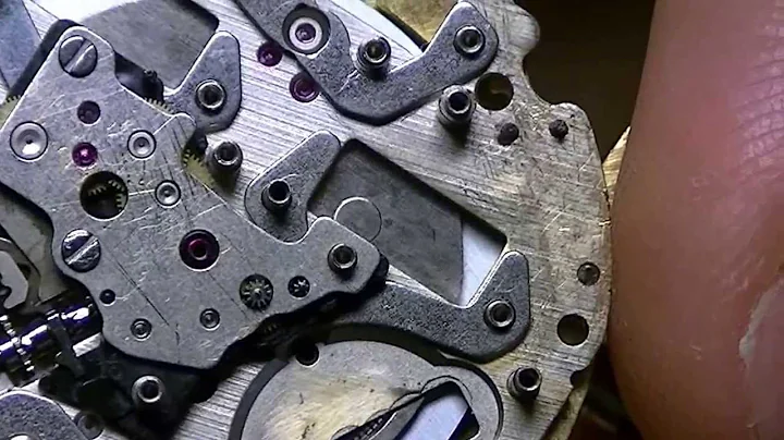 How I restored my Seiko 7A38-7060: main bridge reassembled correctly