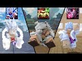 Comparing gear 5 luffy in every roblox anime game