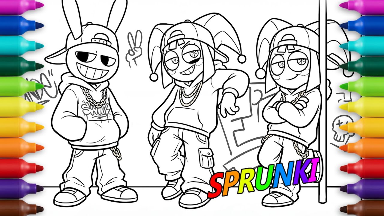 The Coolest Trio Ever?! 😎🔥 | Sprunki Story Team Painting 🎨✨