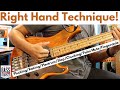 Bass Guitar Right Hand Technique Tutorial