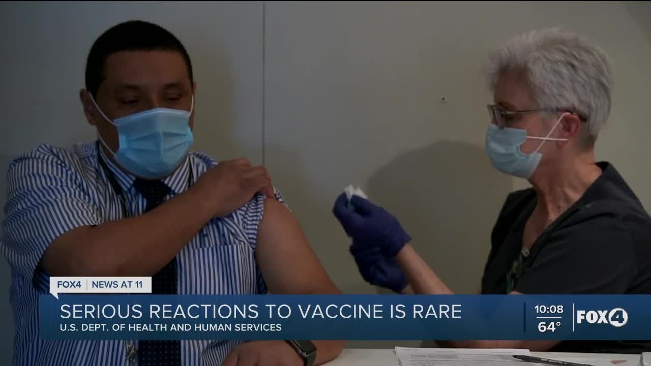 Serious reactions to COVID vaccine is rare - FOX 4 Now