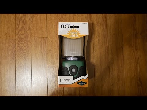 Stansport 1200 Lumens LED Lantern Review.