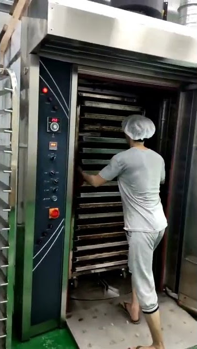Electric diesel gas rotary oven with factory price