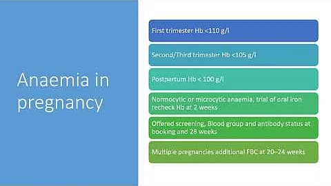 Blood transfusion in obstetrics | Greentop guideline summary | MRCOG Part 2