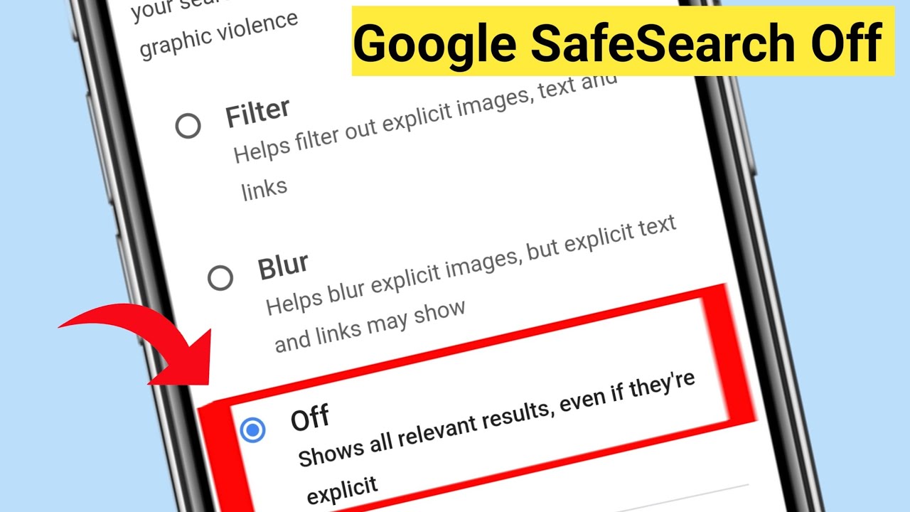 how to turn off safe search mode on google | google safe search won't ...