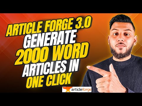 Article Forge Review