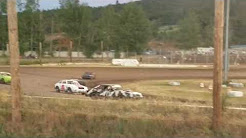 Southern Oregon Speedway mini Stock main event race June 17th 2017