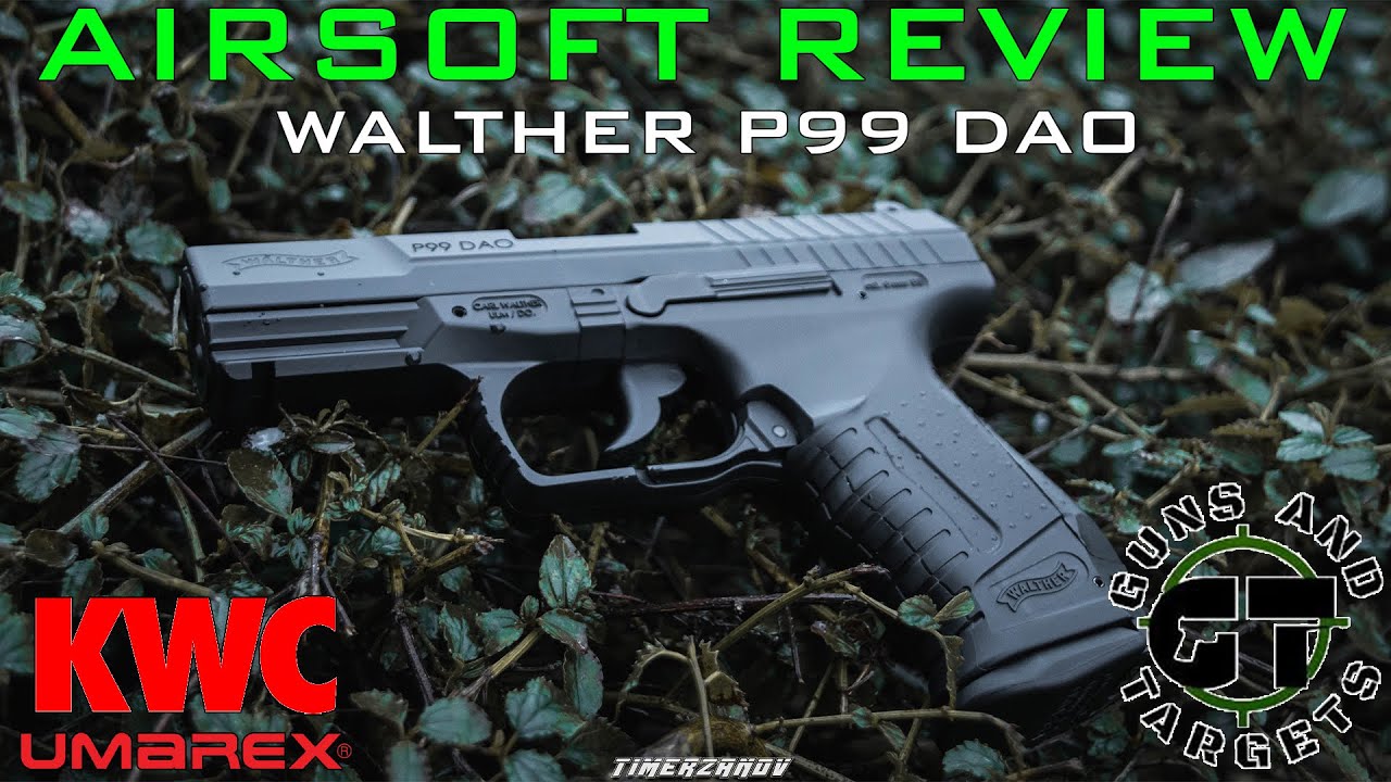 Réplique airsoft pistolet Walther P99 DAO CO2 GBB