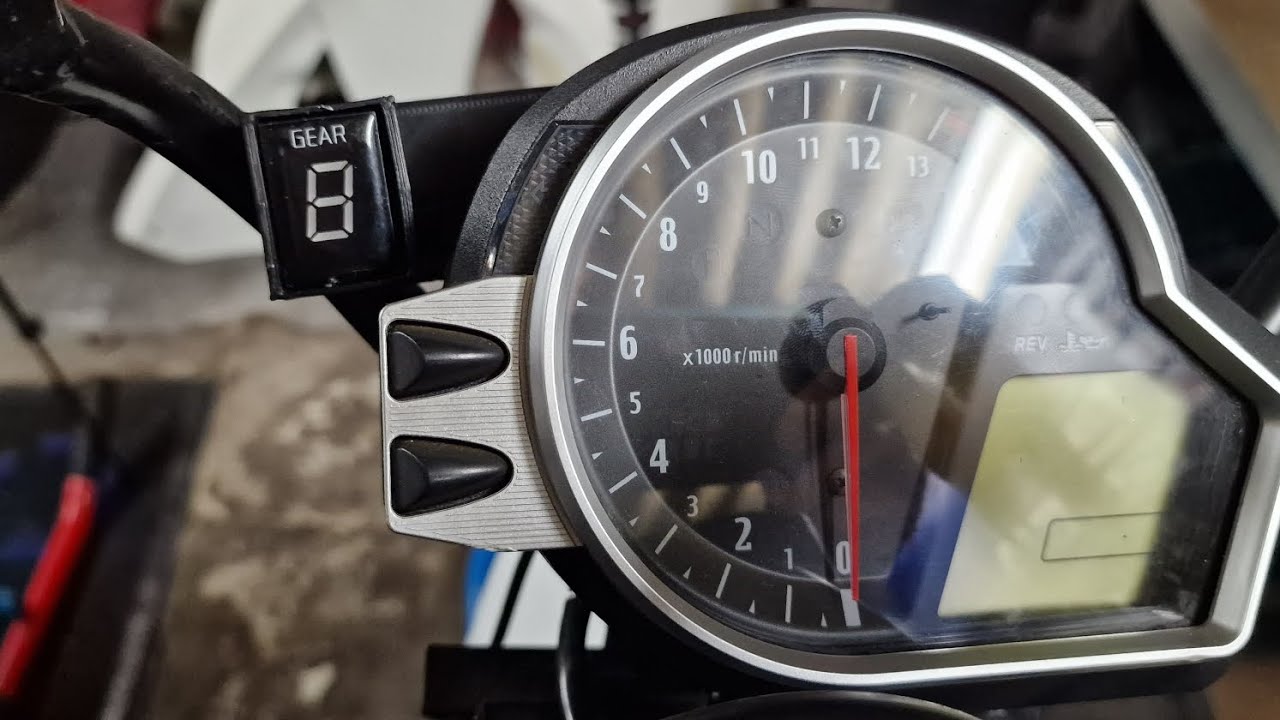 Ganganzeige GPDT-H01 Rot Für Honda CBR1000RR Bj.2004-2013 Gear