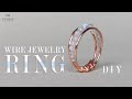 Moonstone Ring/Easy Ring/DIY Ring/Wire Wrap Ring Tutorial/DIY Jewelry/How to make