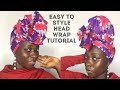 Easy and quick head wrap tutorial