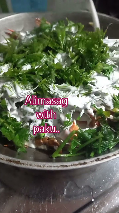 cooking time/ alimasag with paku. #shortvideoviral #cooking