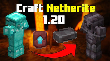 How to Craft Netherite Armor & Tools in Minecraft 1.20