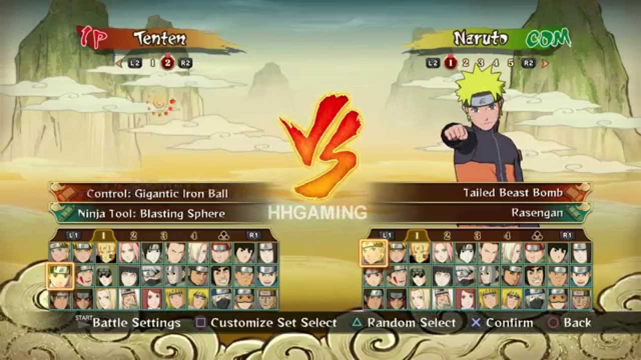 Naruto Shippuden Ultimate Ninja Storm Revolution All Characters Ps3 By Aubue