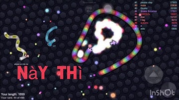 Chơi rắn săn mồi Slither.io được hạng 1 top vui quá-Ý Dương chơi game.